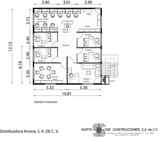 Planta Oficinas Tepexpan